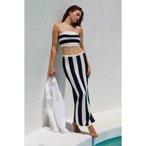 NWT! The Mandy Striped Slim Midi Skirt by Celandine Medium 🐢